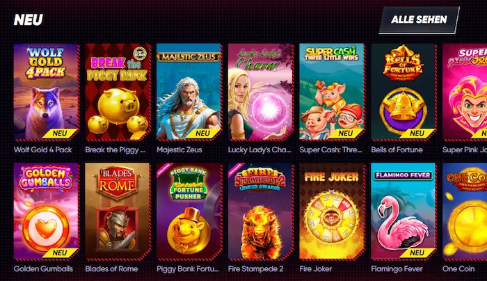 QuickWin Casino games